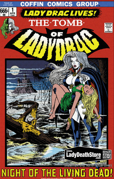 Lady Death: Lady Drac Logo 11x17" Print