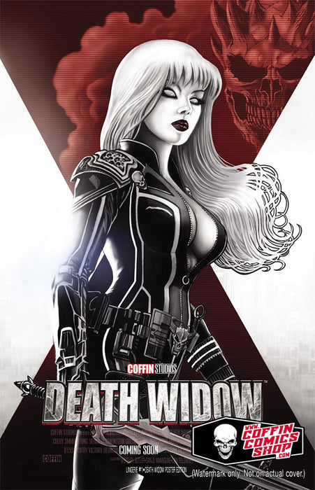 Lady Death: Lingerie #1 - Death Widow Poster Edition (BP Edition!) - Catacomb 8/13