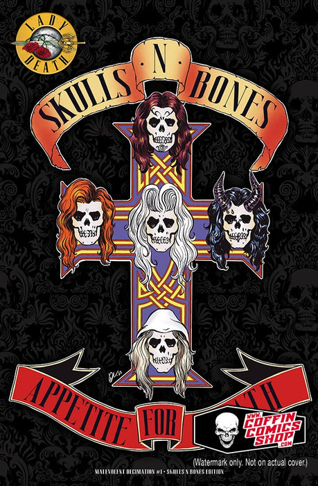 Lady Death: Malevolent Decimation #1 - Skulls N Bones Edition