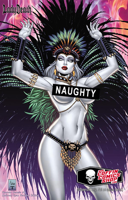 Lady Death: Necrotic Genesis #1 - Anthony Spay Naughty Edition (Mockup) - Catacomb 4/18