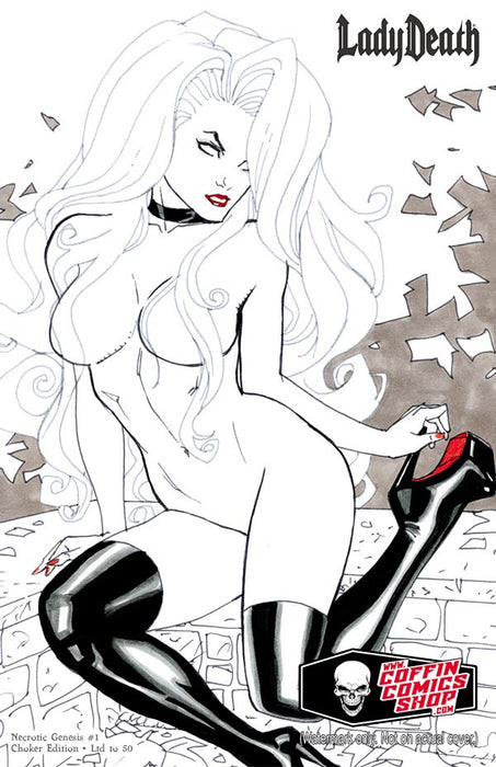 Lady Death: Necrotic Genesis #1 - Choker Edition (BP Edition!) - After Holidaze Vault - Friday