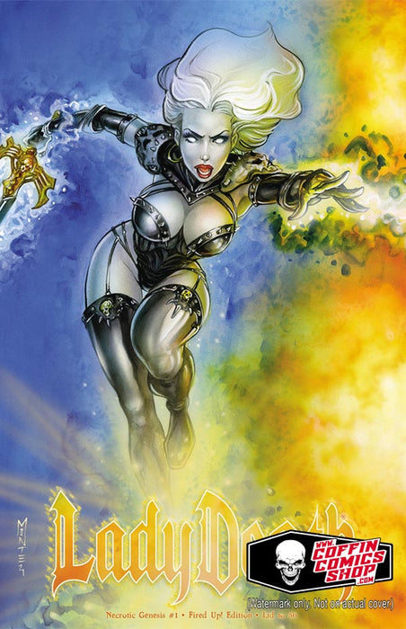 Lady Death: Necrotic Genesis #1 - Fired Up! Edition (Publisher File Copy) - Fan Fusion Vault