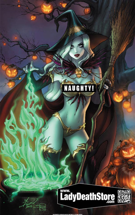 Lady Death: Naughty Spellbound 11x17” Print