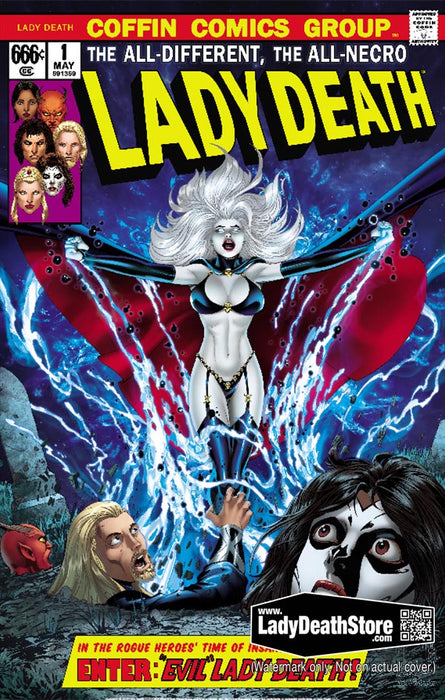 Lady Death: Phoenix Rising Homage 11x17" Print
