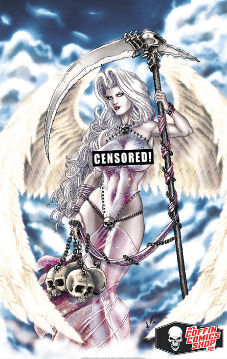 Lady Death: Rapture Naughty Heaven 11x17" Print