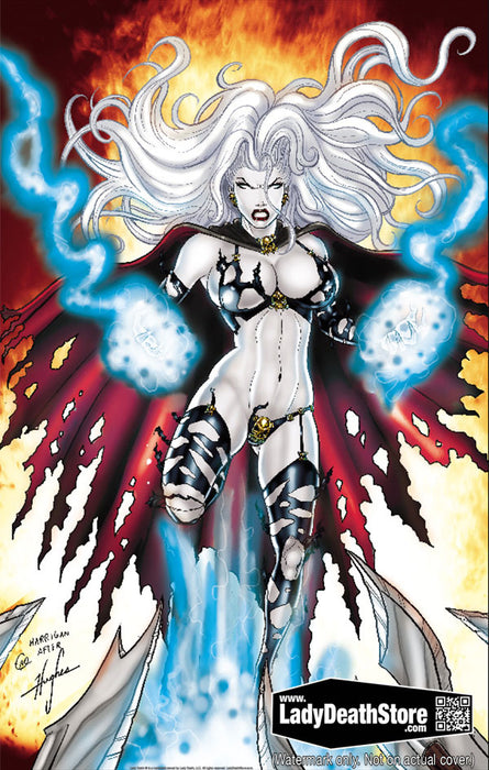 Lady Death: Reckoning Tribute Battle Damaged 11x17" Print