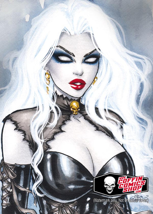 Lady Death: Ribbons Metallicard (Artist Proof #4) - Catacomb 8/27