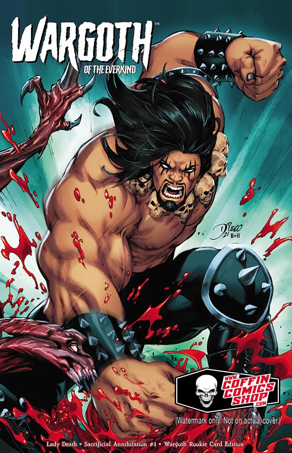 Lady Death: Sacrificial Annihilation #1 - Wargoth Rookie Card