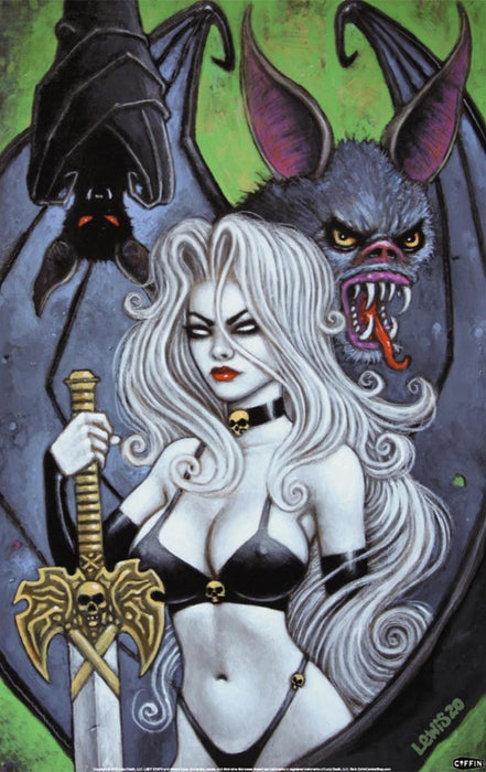 Lady Death: Scott Lewis Returns! 11x17” Print