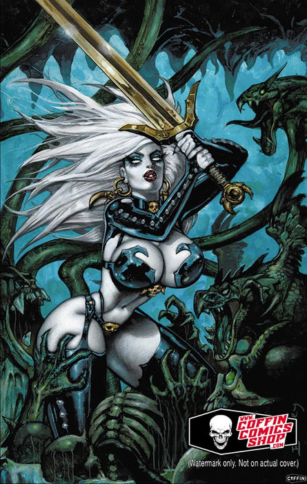 Lady Death: Simon Bisley Legend 11x17" Print