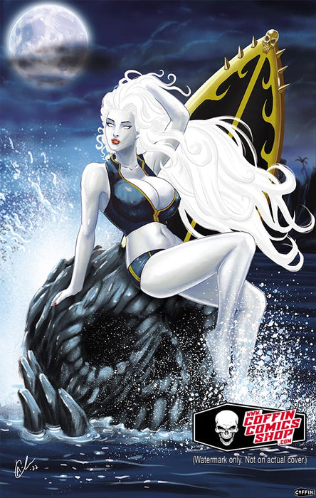 Lady Death: Surf's Up 11x17" Print