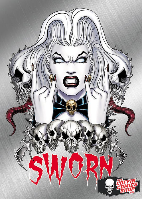 Lady Death: Sworn! Metallicard (BP Edition!) - Catacomb 6/4