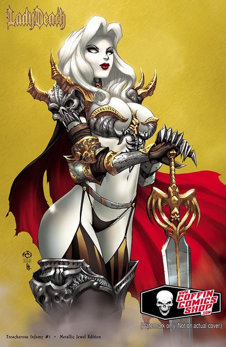 Lady Death: Treacherous Infamy - Metallic Jewel Edition (BP Edition!) - Catacomb 8/20