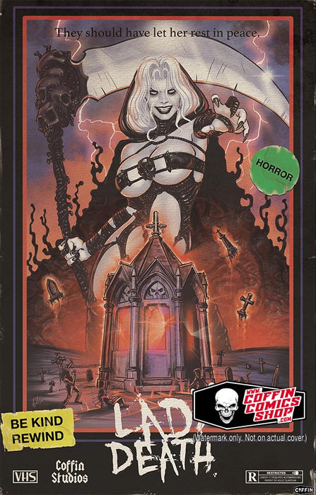 Lady Death: VHS 11x17" Print