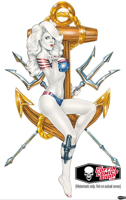 Lady Death: Vintage Navy 11x17" Print