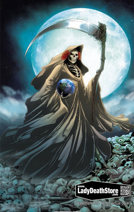 La Muerta: La Santisma Muerte Bone 11x17" Print