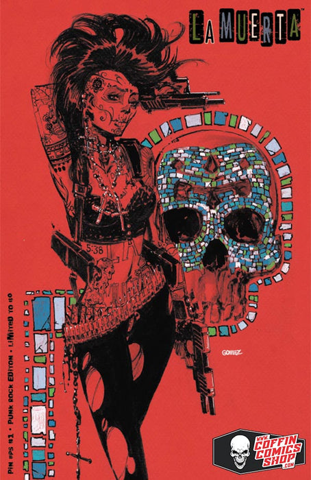 La Muerta: Pin Ups #1 - Infinityverse Punk Rock Edition (Publisher File Copy) - Catacomb 3/28