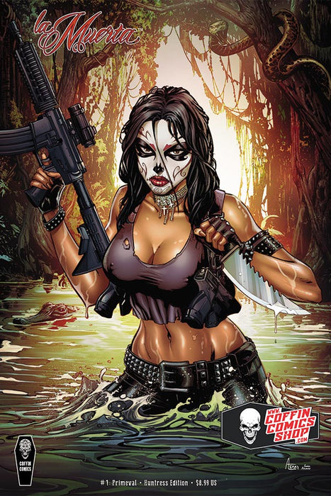 La Muerta: Primeval - Comic Shop Huntress Edition