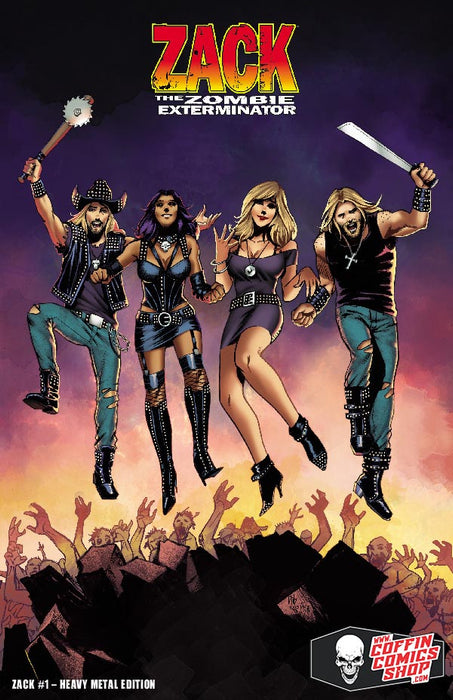 Zack the Zombie Exterminator #1 - Heavy Metal Edition (LOW #5) - Catacomb 7/9