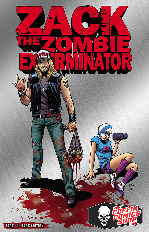Zack the Zombie Exterminator #1 - Zack Edition (Metal Cover!) - Pulido ...