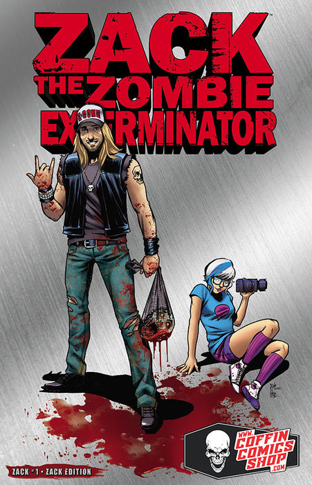 Zack the Zombie Exterminator #1 - Zack Edition (METAL COVER!)