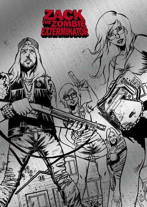 Zack the Zombie Exterminator: Necro-Chrome Metallicard