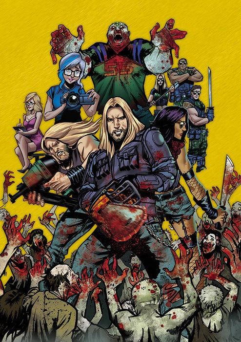 Zack the Zombie Exterminator: Zack's Crew Metallicard